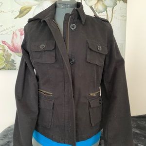 Old Navy black utility jacket